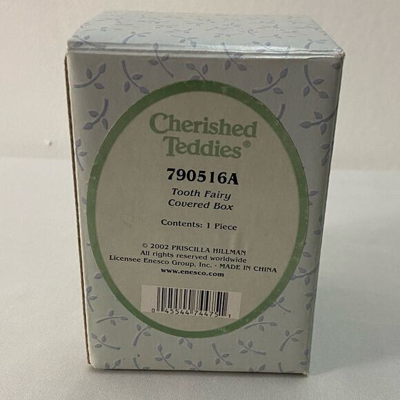 Enesco Cherished Teddies My First Tooth Fairy Covered Box 790516A Vintage 2002 - Picture 4 of 7